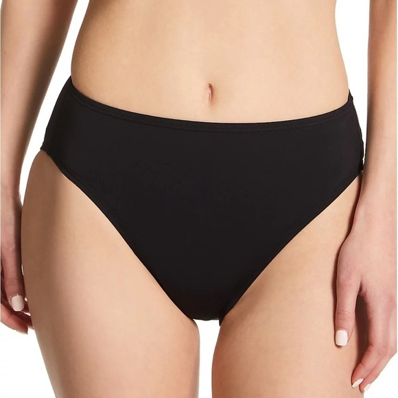 Carmen Marc Valvo
4Twisted Ties High Waist Bikini Swim Bottom L Black slimming - Picture 1 of 9